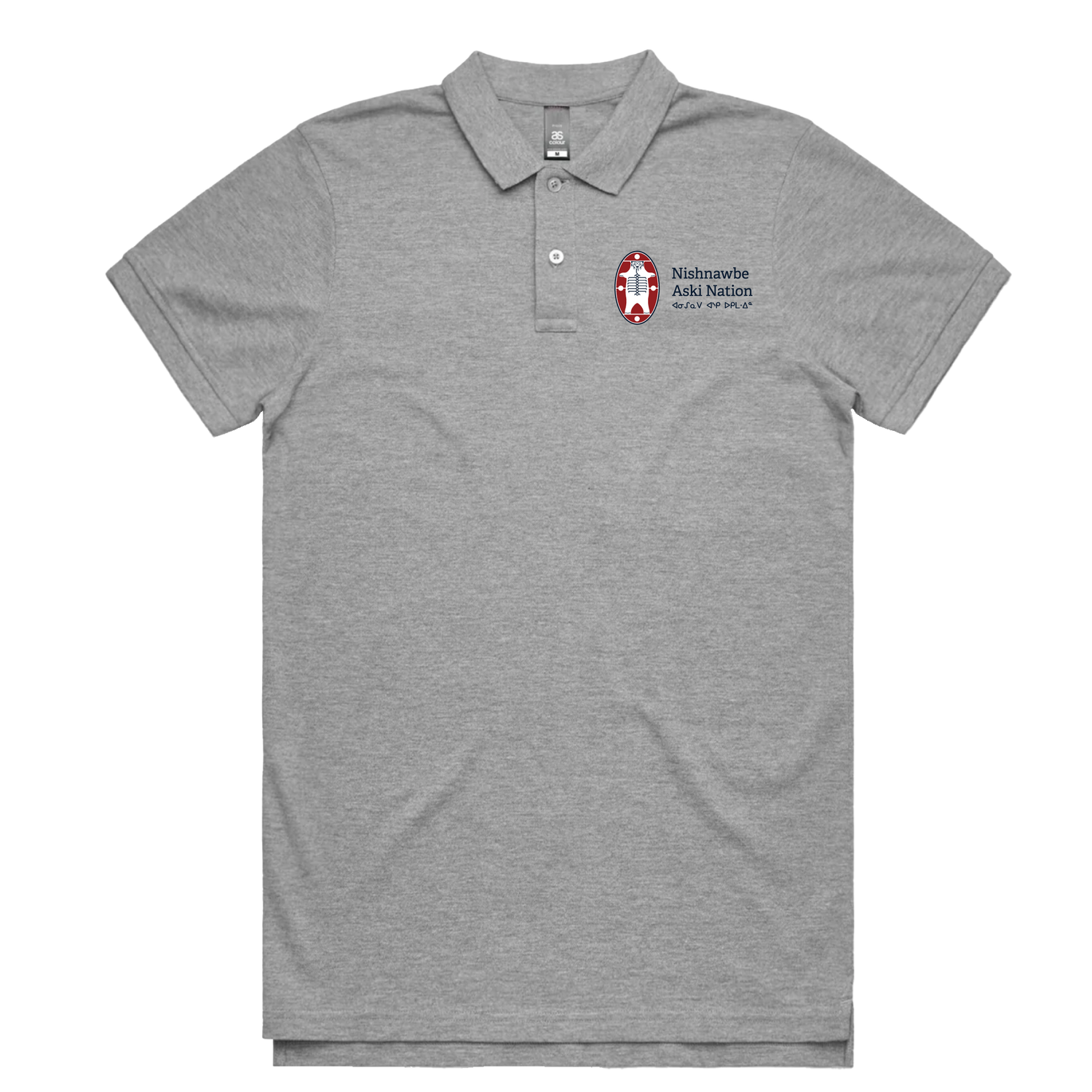 NAN Logo Grey Polo