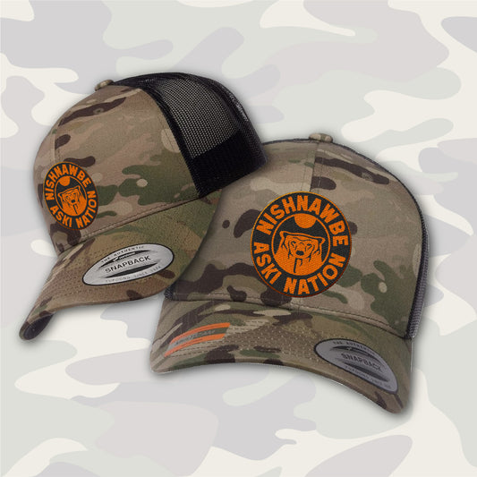 Nishnawbe Aski Nation Camo Hat with Patch