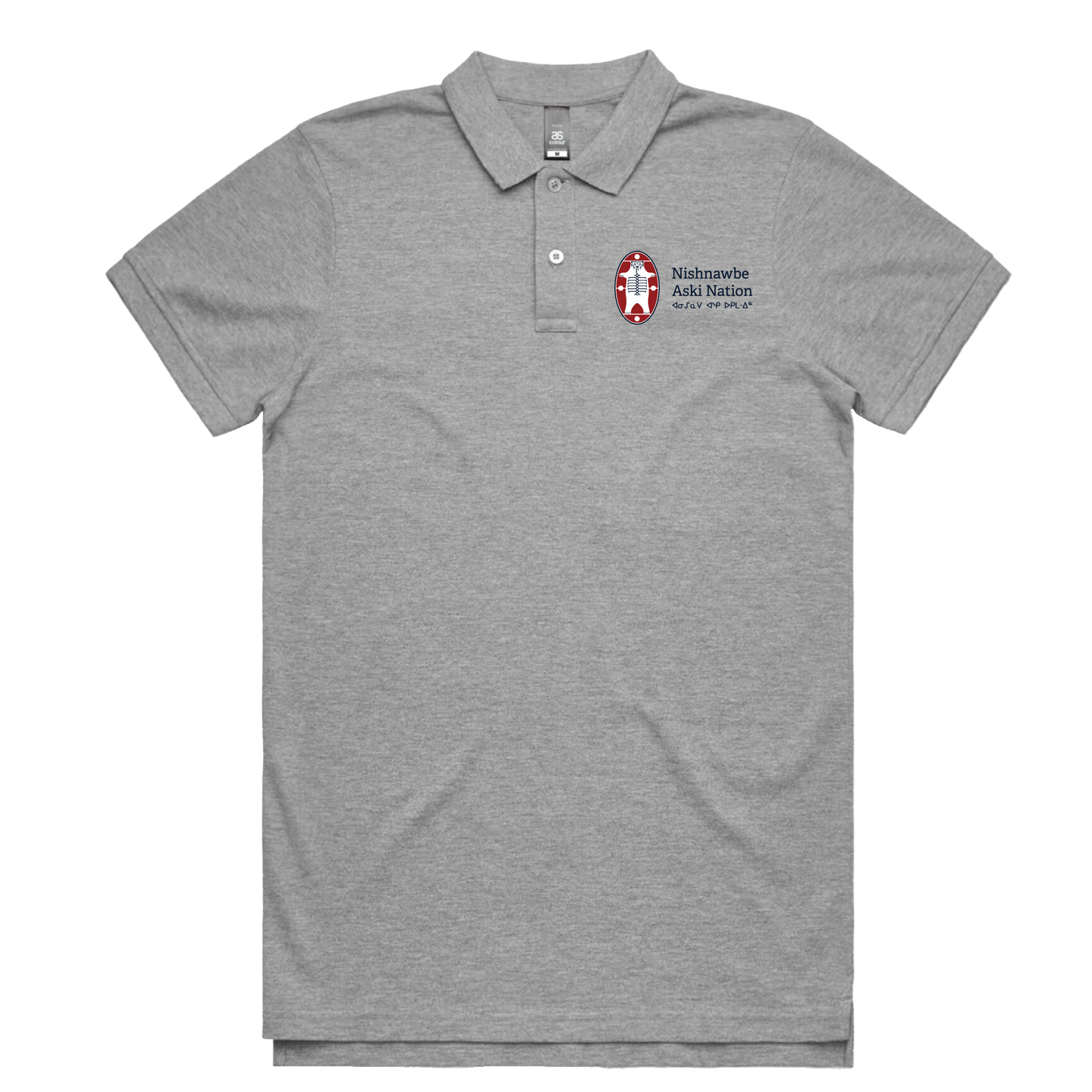 NAN Logo Grey Polo
